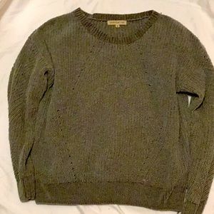 Aesthetic trendy green cozy soft sweater